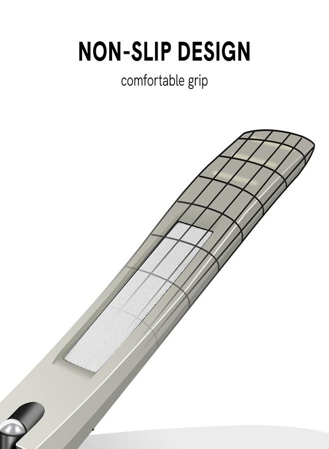 Cut it Nail Clipper Sets, Professional Finger and Toe Nail Clipper Set, Edgy Nail Cutter for Thick Nails for Man and Women, Precisely Stainless Steel Fingernail & Toenail Clippers with Nail File, 3PCS - Image 4